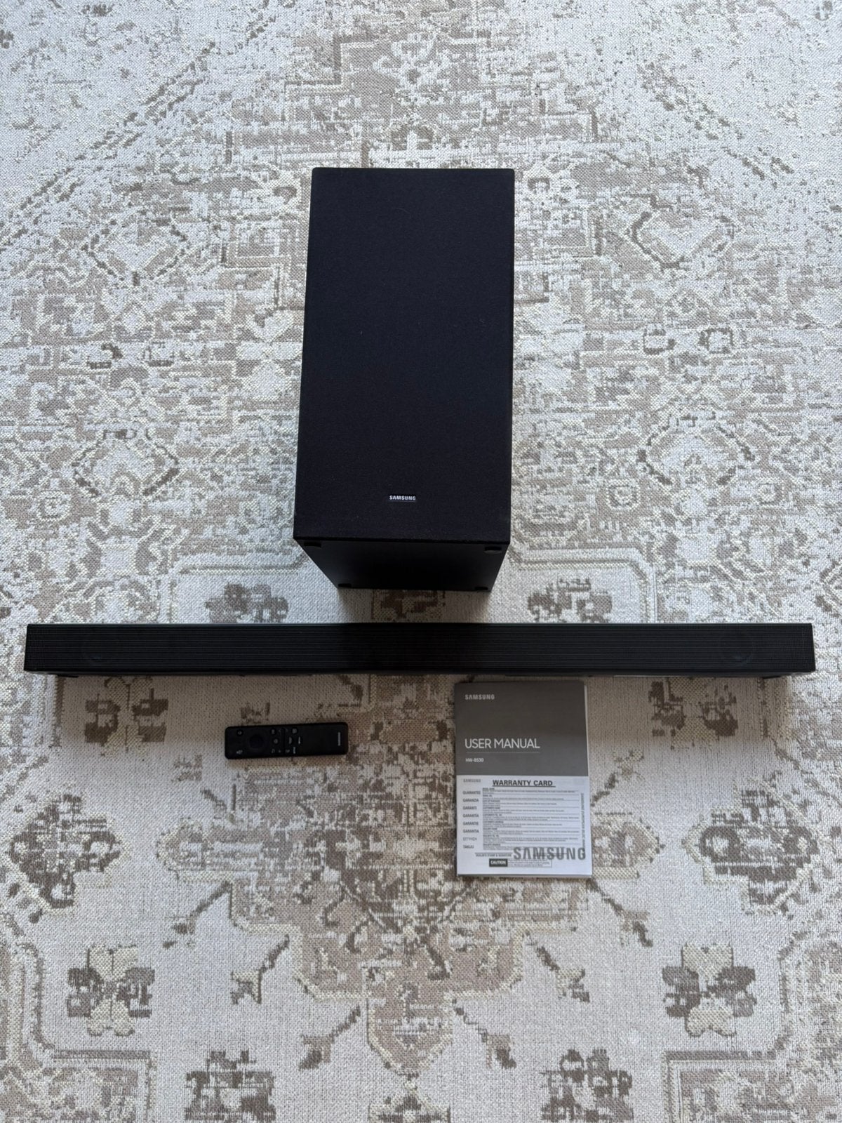 BARRE DE SON & CAISSON DE BASSES SAMSUNG HW-B530, Enlèvement, Comme neuf