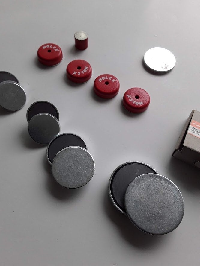 Lot Magneten merk Holex extra sterk Professioneel 9 stuks, Bricolage & Construction, Métaux, Enlèvement ou Envoi, Neuf, Autres métaux