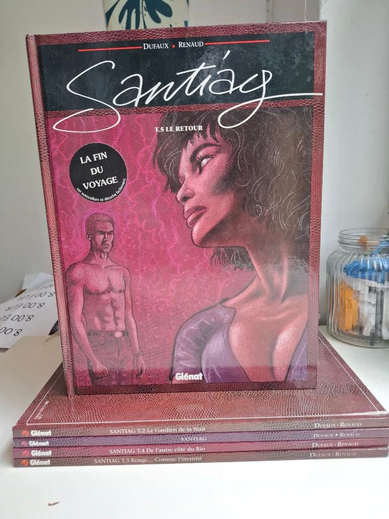 SANTIAG TOMES 1 à 5 SERIE COMPLETE DUFAUX TBE TOUS EO, Livres, Série complète ou Série, Enlèvement ou Envoi, Comme neuf