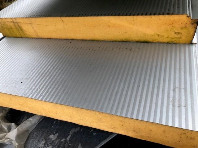 ca 23m² nieuwe sandwichpanelen 6cm dik, Enlèvement, Neuf