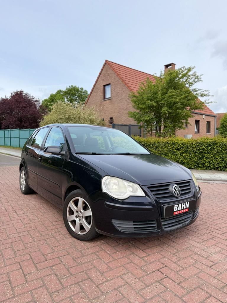 Volkswagen Polo 9n3, Auto's, Volkswagen, Zwart, Bedrijf, 5 deurs, Euro 4