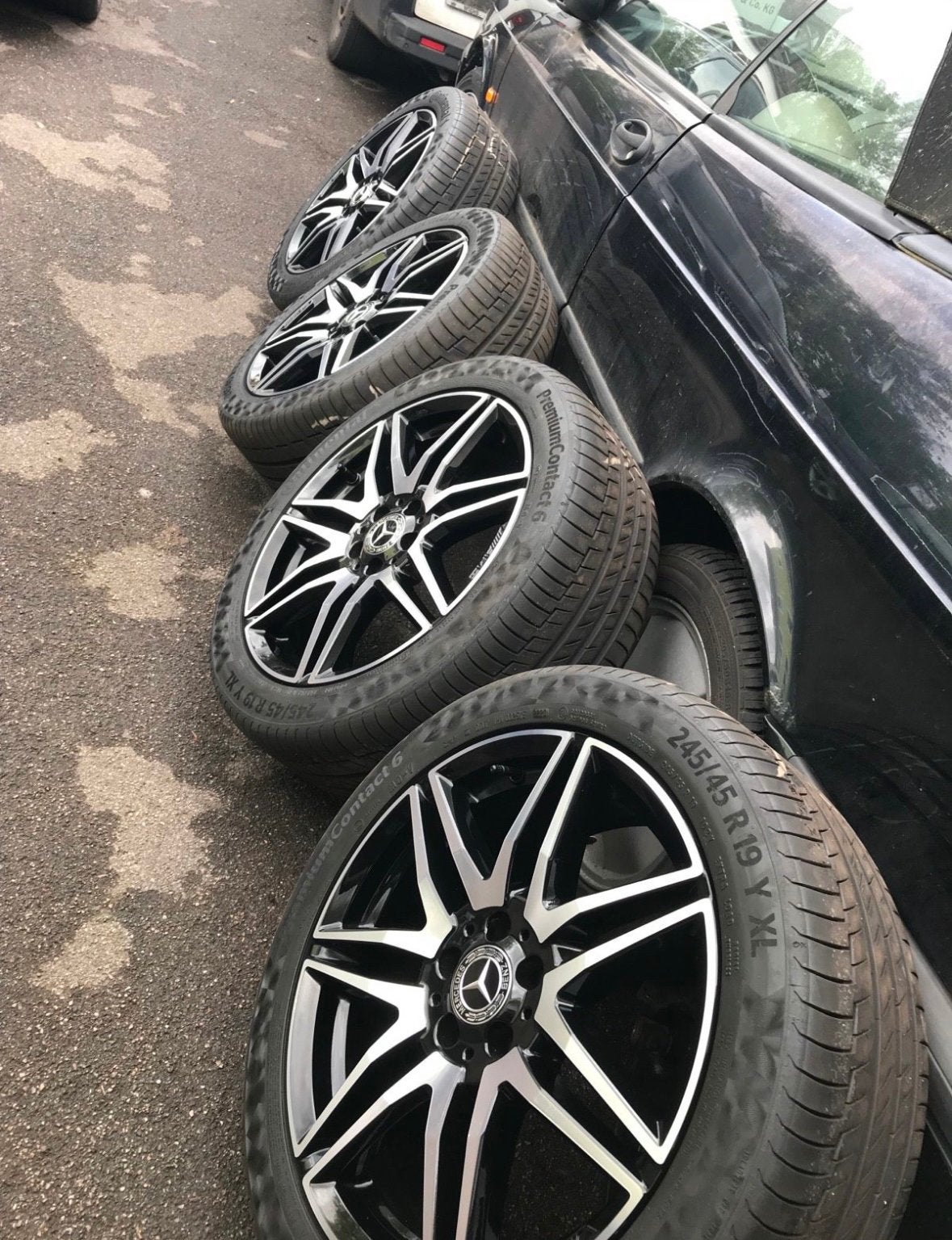 Mercedes V klasse velgen 19inch zoals nieuw, Auto-onderdelen, 245 mm, Banden en Velgen, Zomerbanden, Ophalen