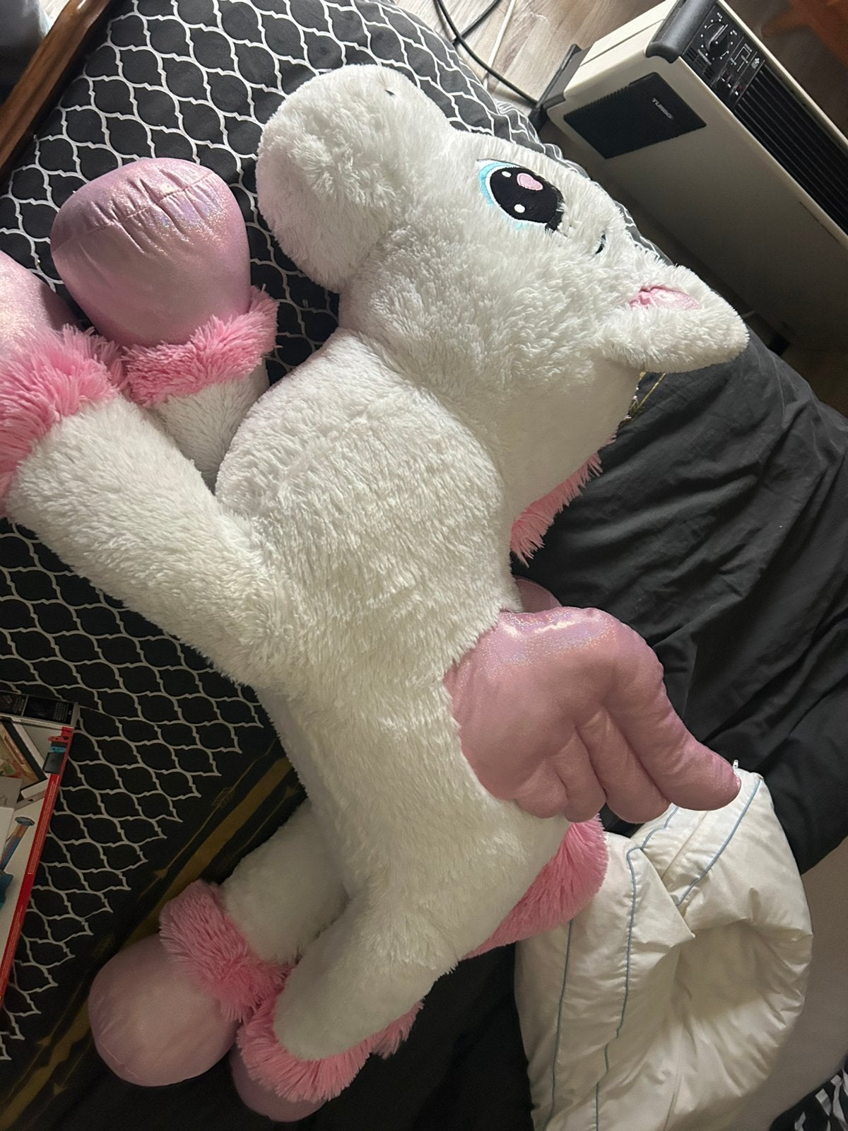 Peluche licorne XXL, Enfants & Bébés, Overige karakters, Autres marques, Grand (plus de 80 cm), Comme neuf