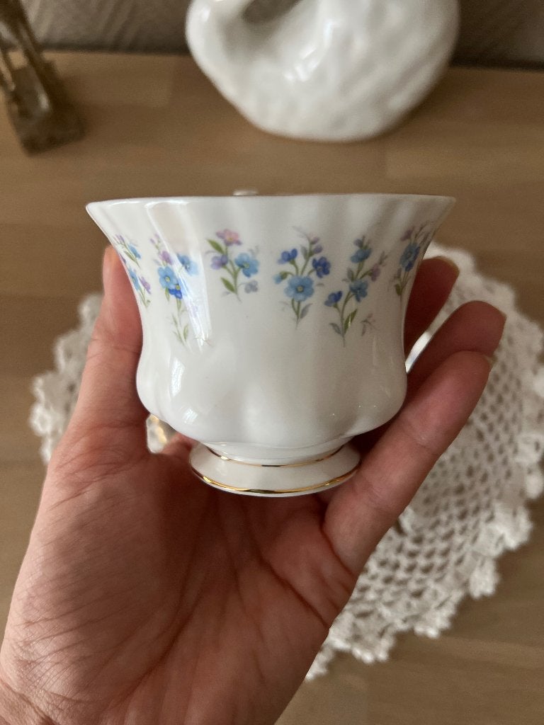 Tasse et soucoupe Royal Albert Memory Lane – Porcelaine, Enlèvement ou Envoi, Comme neuf, Porcelaine, Tasse et/ou soucoupe