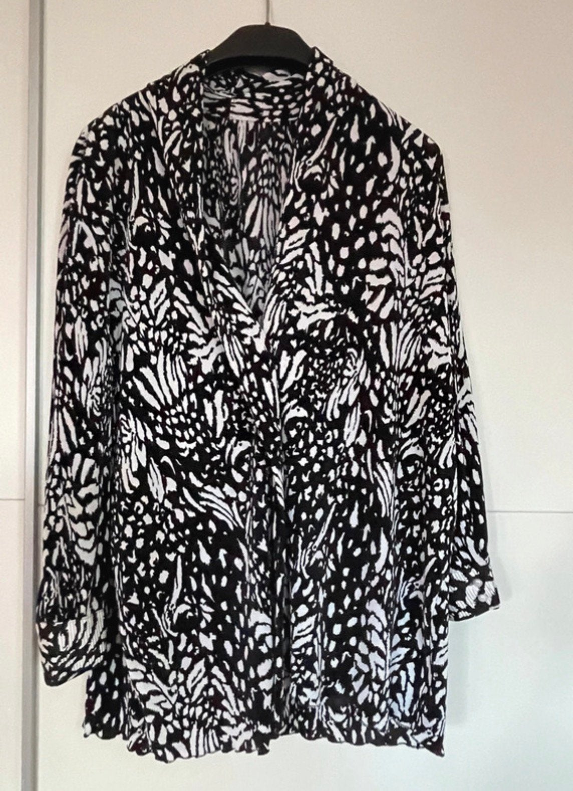 Blouse – vest caroline Biss Zwart / wit, Kleding | Dames, Blouses en Tunieken, Ophalen of Verzenden, Zo goed als nieuw, Wit