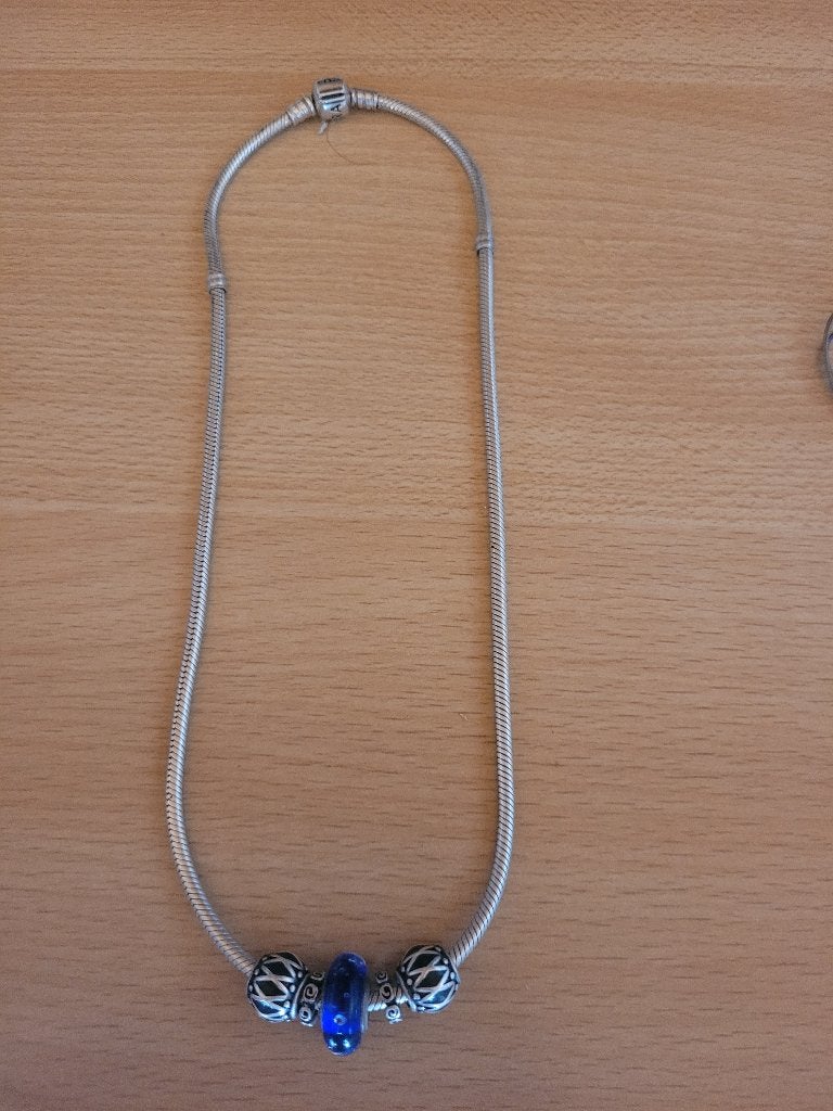 Collier argent pandora, Enlèvement, Utilisé, Argent, Argent