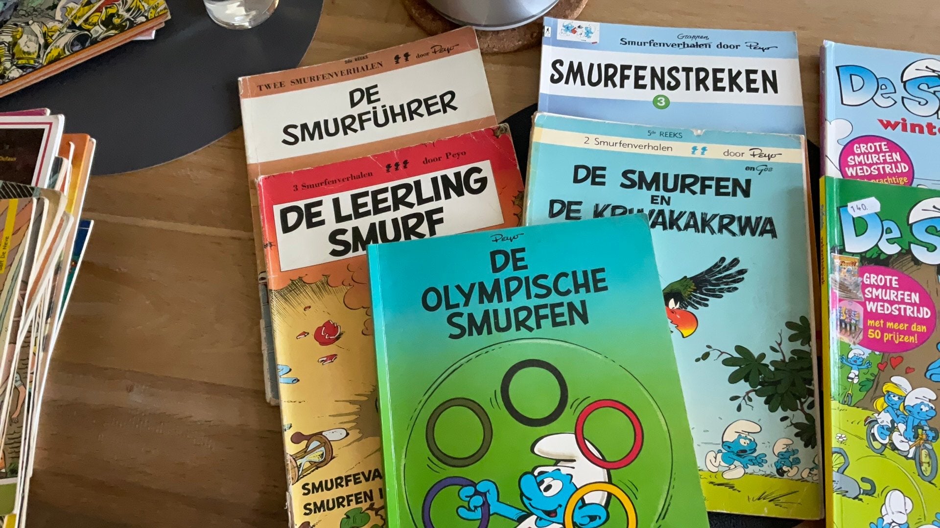 Strips De smurfen, Boeken, Meerdere stripboeken, Ophalen of Verzenden, Gelezen