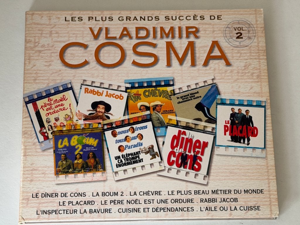 Vladimir Cosma – Les Plus Grands Succès (Volume 2), Cd's en Dvd's, Film en Theater, Ophalen of Verzenden, Gebruikt, Verzamelalbum