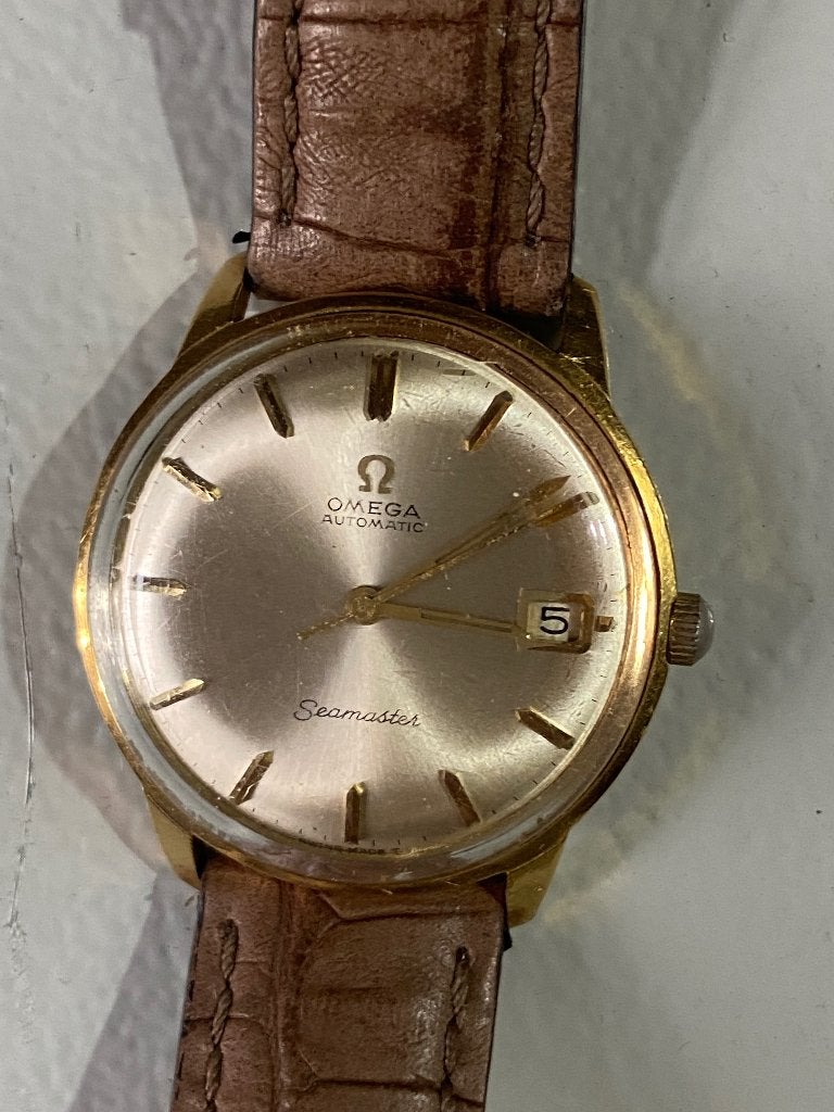 Montre. Oméga seamaster en or 18 carats, Montre-bracelet, Or, Enlèvement, Utilisé