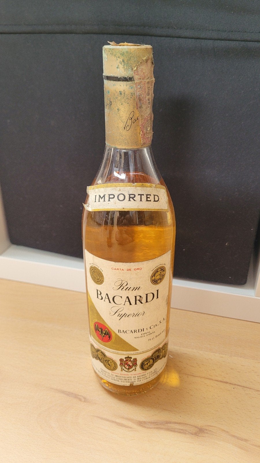 Bacardi Carta de Oro imported rum fles, Ophalen of Verzenden, Vol
