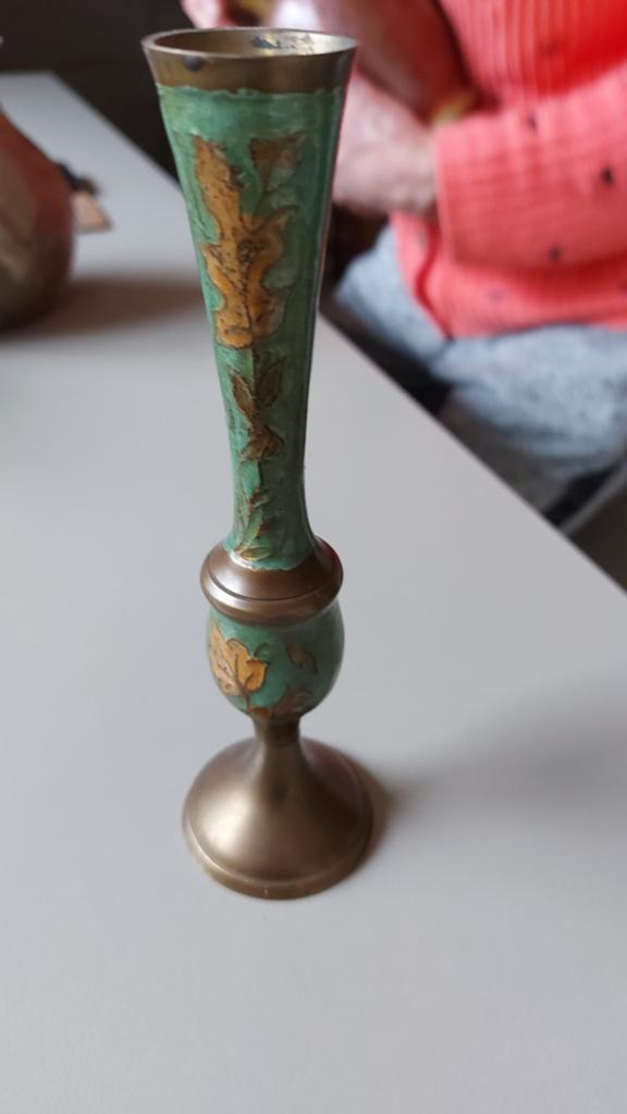 3 messing objecten, Antiek en Kunst, Antiek | Vazen, Ophalen