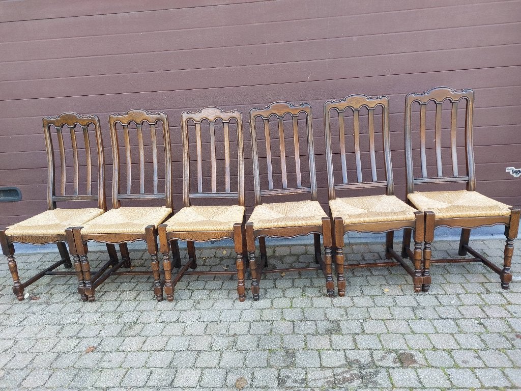 Chaises en chêne, Klassiek, Brun, Enlèvement, Bois