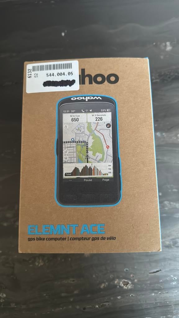 Nieuwe Wahoo Elemnt Ace met 2 j Garantie, Fietsen en Brommers, Fietsaccessoires | Fietscomputers, Ophalen, Zo goed als nieuw