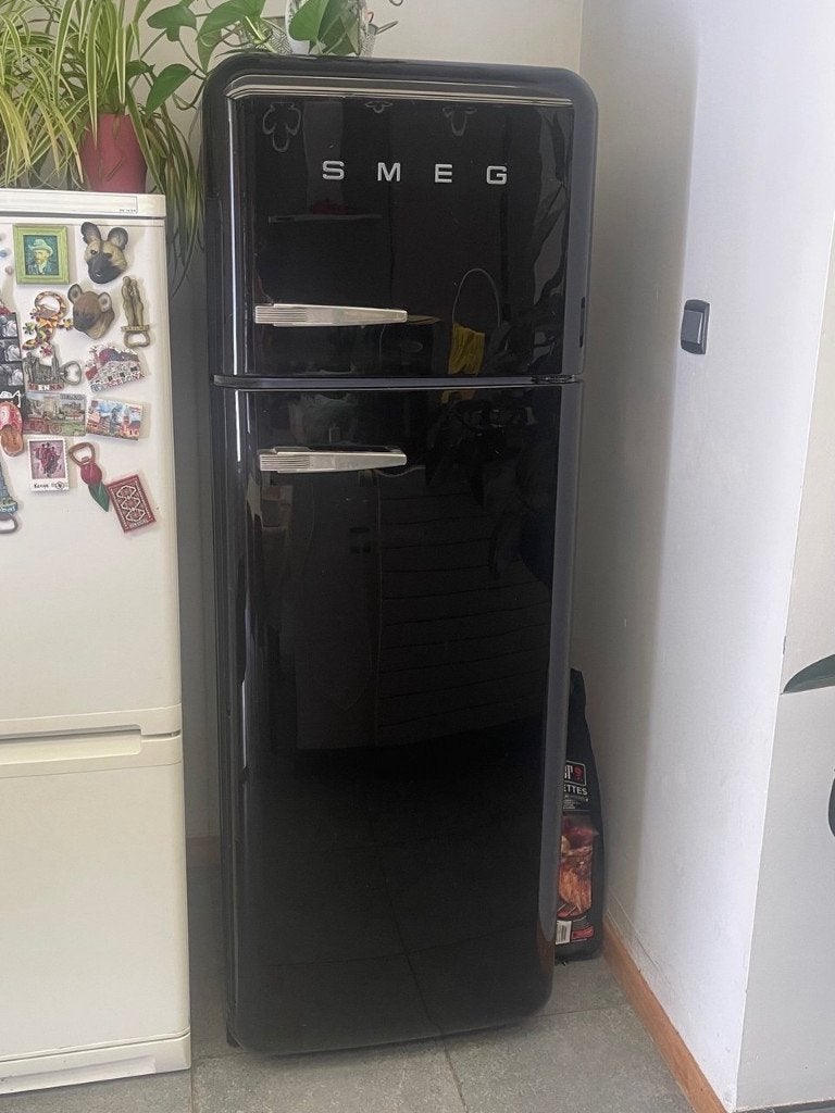 Smeg frigo, Ophalen, Gebruikt, Met vriesvak