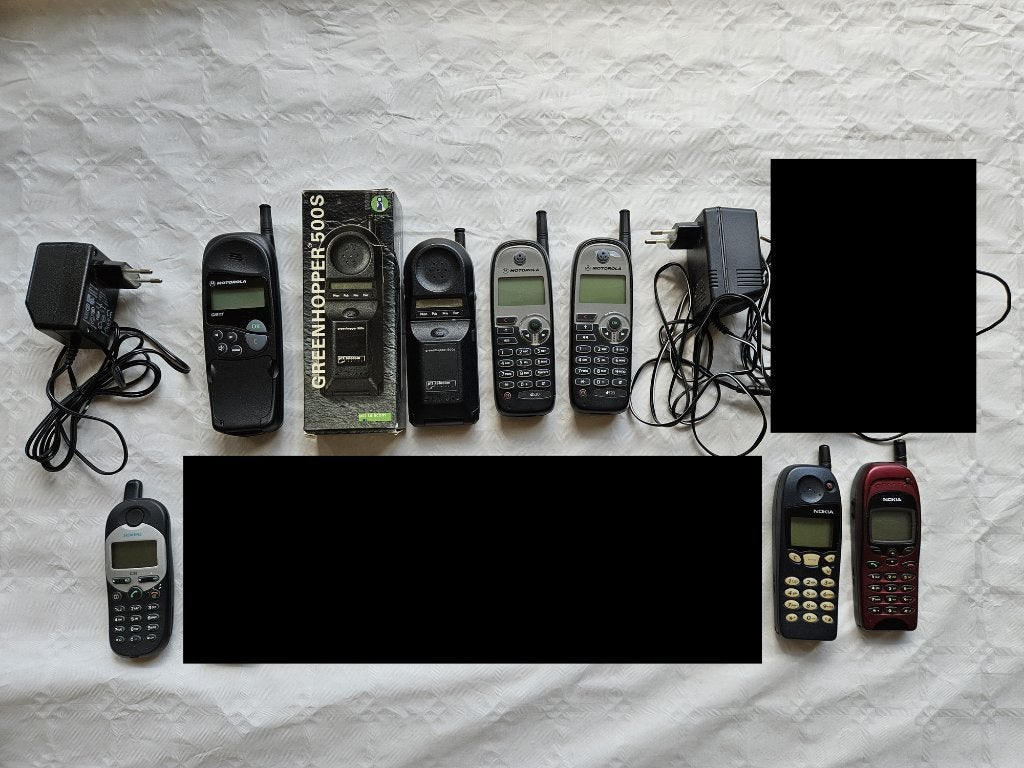 Lot de 7 téléphones portables vintage, Télécoms, Enlèvement ou Envoi, Utilisé
