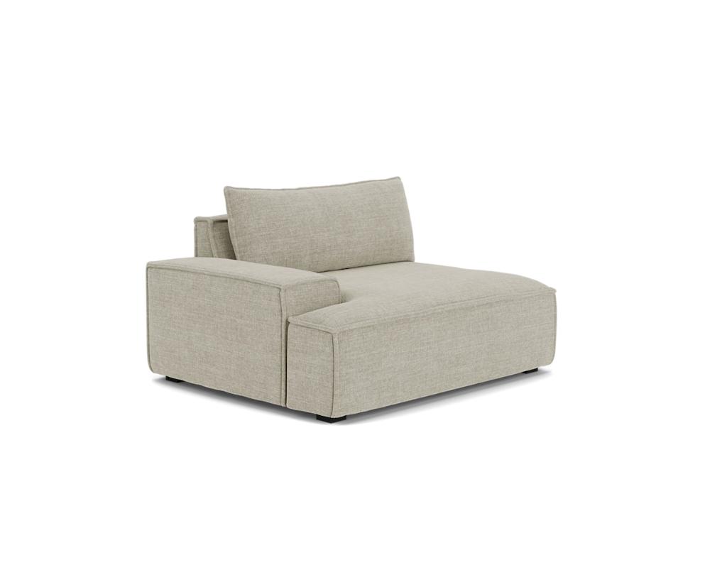 Eénzits-module links Daphne - Vega Sand Dune te koop!, Huis en Inrichting, Ophalen, 125 tot 150 cm, 100 tot 125 cm, Stof