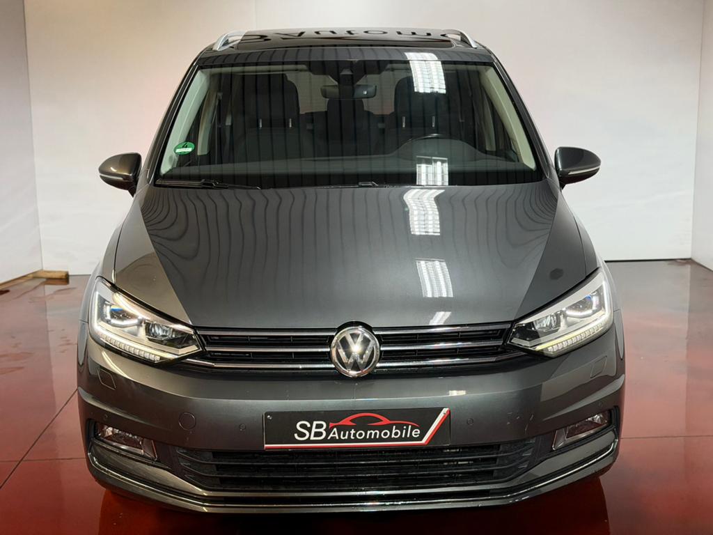 Volkswagen Touran 1.6 TDi SCR Highline DSG*7 PL*TOIT PANO*BI, Autos, Argent ou Gris, Achat, Euro 6, Entreprise