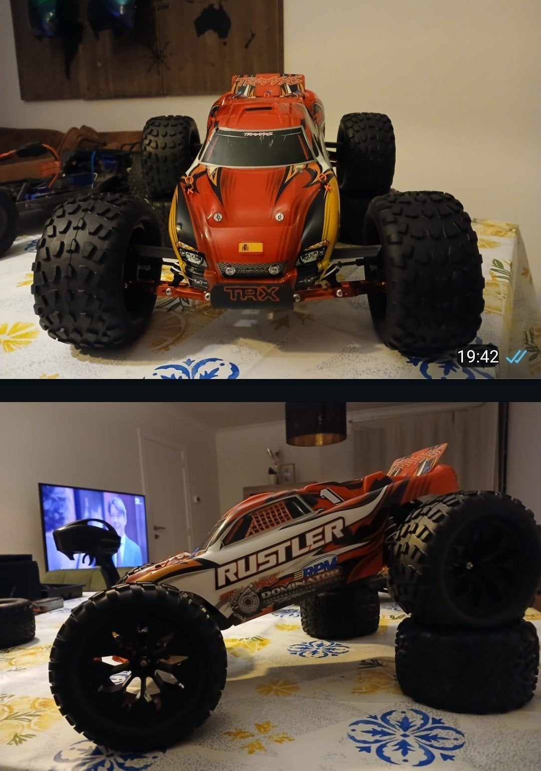 Traxxas rustler 2wd  tekoop 0487.28.30.68 voor meer info., Hobby & Loisirs créatifs, Échelle 1:10, Comme neuf, Enlèvement, Électro