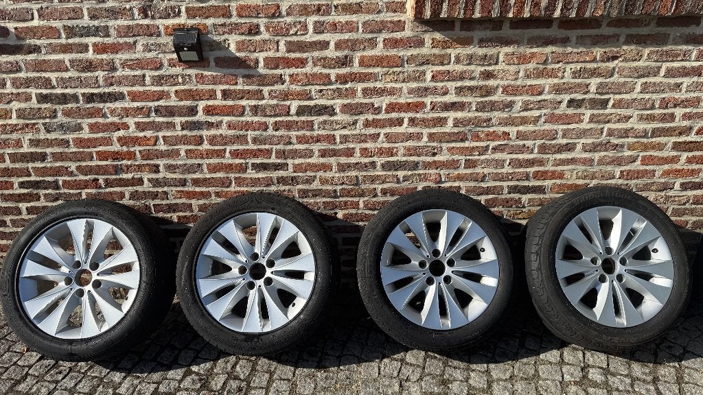 Originele BMW velgen met winterbanden, Auto-onderdelen, Ophalen, Gebruikt, Velg(en), 17 inch