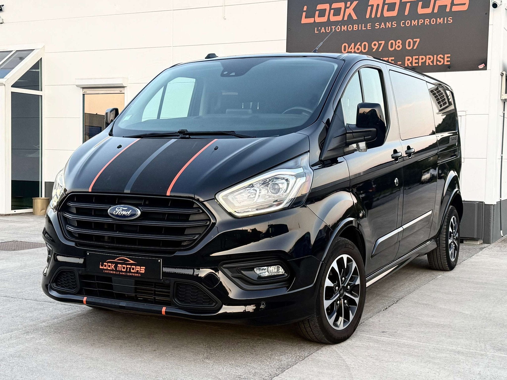 Ford Transit Custom LONG 2.0 TDCi Sport S/S 185CV DOUBLE POR, Autos, Camionnettes & Utilitaires, Entreprise, Achat, ABS, Airbags