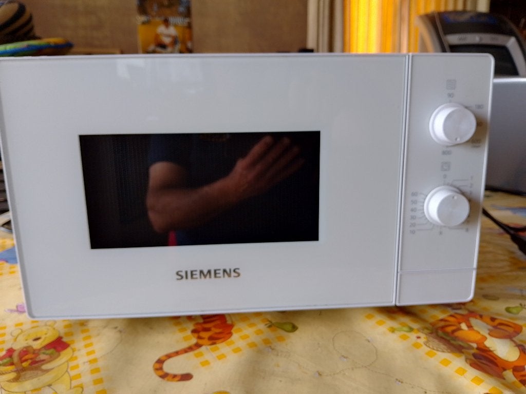 Microgolfoven Siemens FF020LMWO, Electroménager, Micro-ondes, Comme neuf, Autoportant, Moins de 45 cm, Four, Plaque tournante