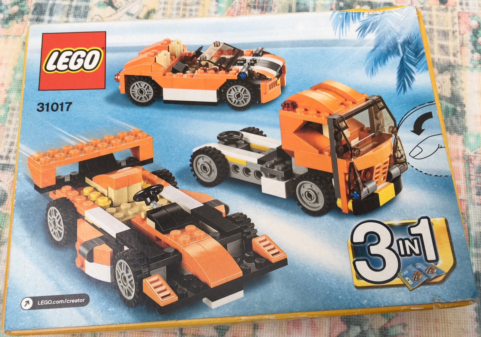 Lego Creator 31017 - 3 en 1 (voiture de sport...), Neuf, Lego, Ensemble complet, Enlèvement