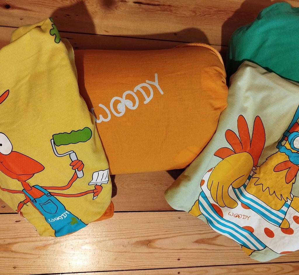 Woody: 2 slaapzakken + 2 kussens, Ophalen of Verzenden