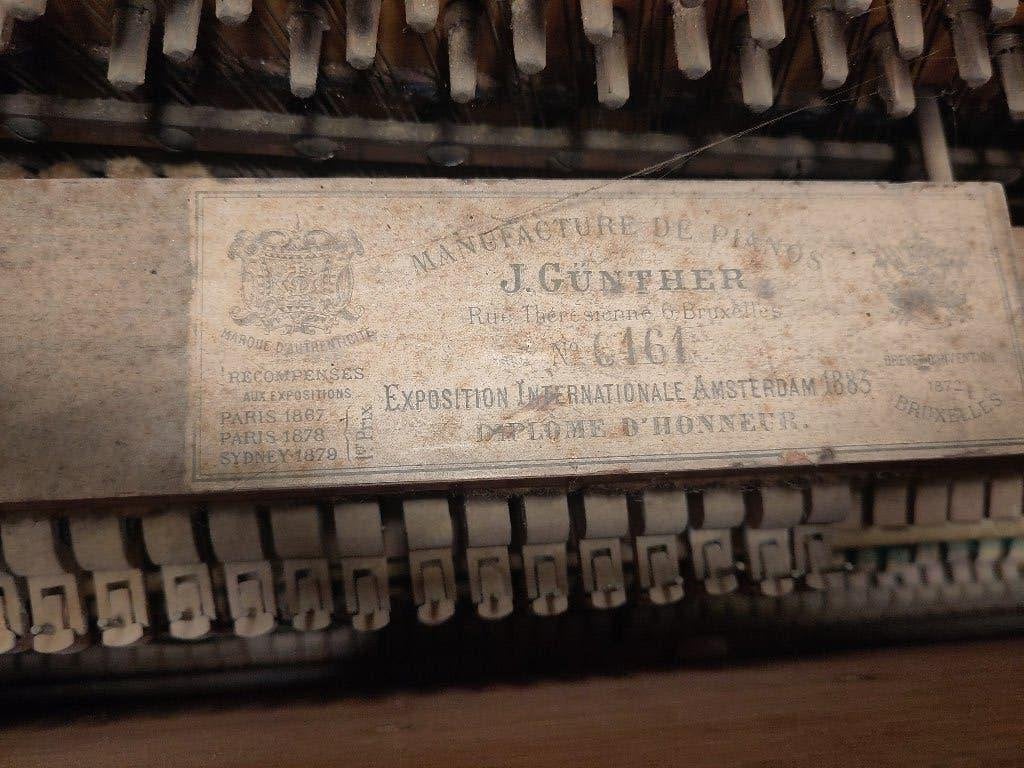 Günther piano te koop, Ophalen, Gebruikt, Zwart, Piano