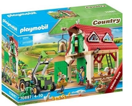 PLAYMOBIL country Boerderij met fokkerij, Gebouw, Complete set, Nieuw, Ophalen of Verzenden