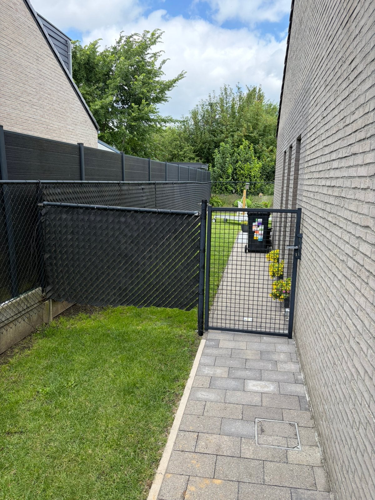 Porte de jardin 1mx1.5m, Jardin & Terrasse, Enlèvement, Utilisé, Fer, Porte du jardin