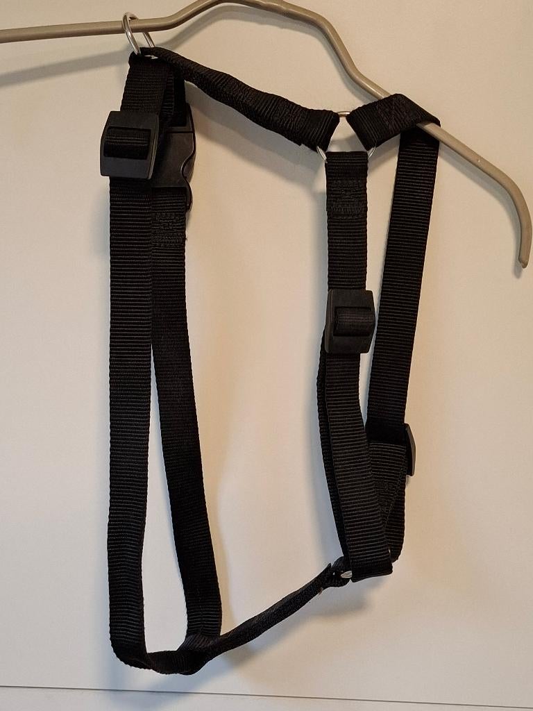 Harnais pour chien en nylon noir, Animaux & Accessoires, Envoi, Comme neuf