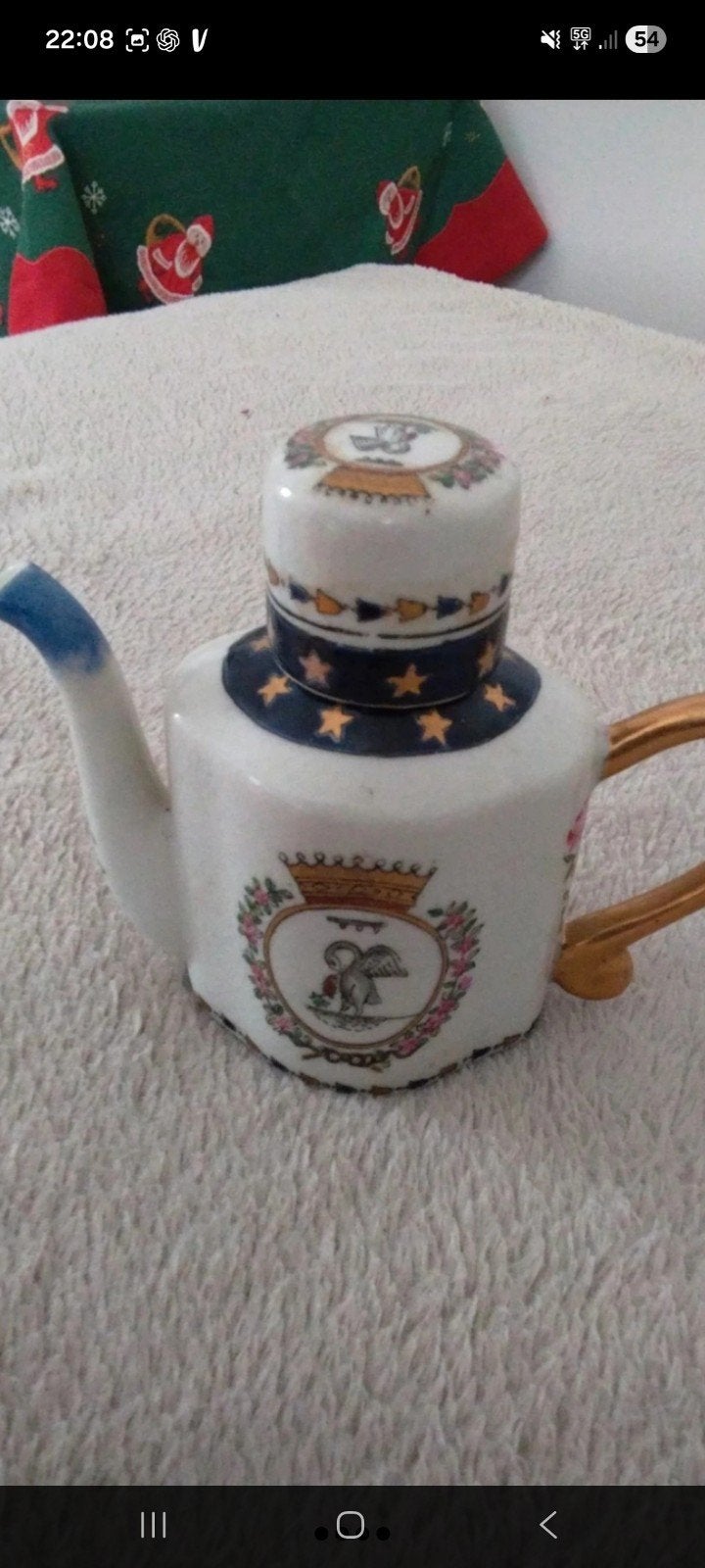 Extreem oud ,zeldzaam theepotje, Verzamelen, Porselein, Kristal en Bestek, Ophalen of Verzenden