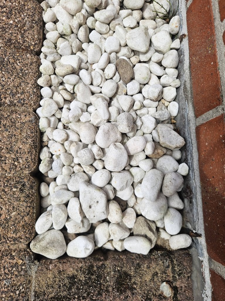 Witte keien, Ophalen, Gebruikt, Wit, Kei