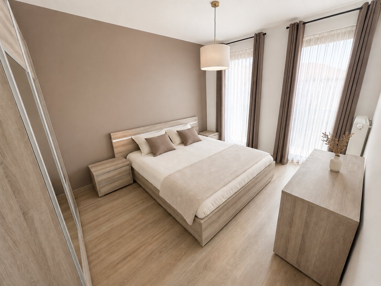 Chambre à coucher complete (bon etat), Maison & Meubles, Enlèvement, Utilisé, Deux personnes