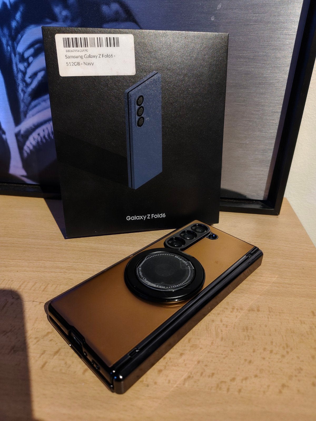 Samsung fold 6 als nieuw, Telecommunicatie, Blauw, Touchscreen, Zo goed als nieuw, Zonder simlock
