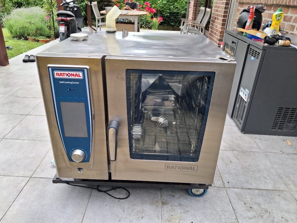 Rational SCC 61 propaan + onderstel, Electroménager, Rational, Enlèvement, Utilisé, Autoportant