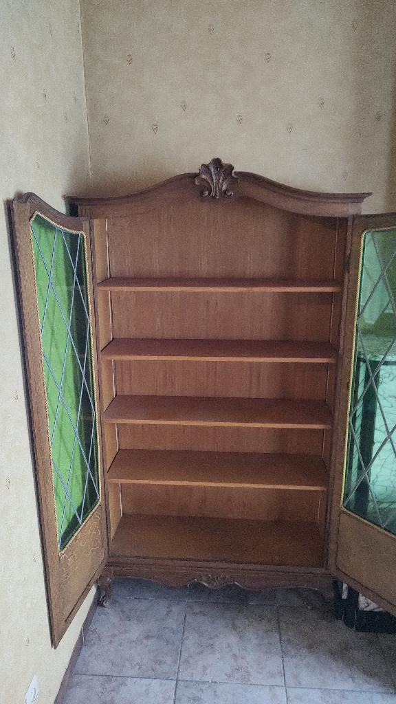 vitrinekast, Huis en Inrichting, Ophalen, Met glasramen, 50 tot 100 cm, 150 tot 200 cm