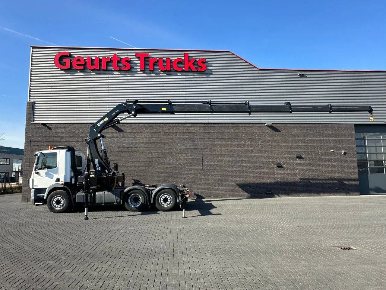 DAF CF 85 410 6X2 + HIAB 422EP-5 HIPRO TREKKER/SATTELZUG/TRA, Autos, Camions, Euro 5, Achat, 408 ch, Cruise Control