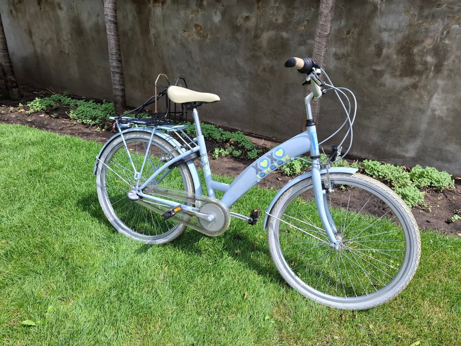 Meisjesfiets 24inch Lots of love, Ophalen, Terugtraprem, 24 inch, Versnellingen