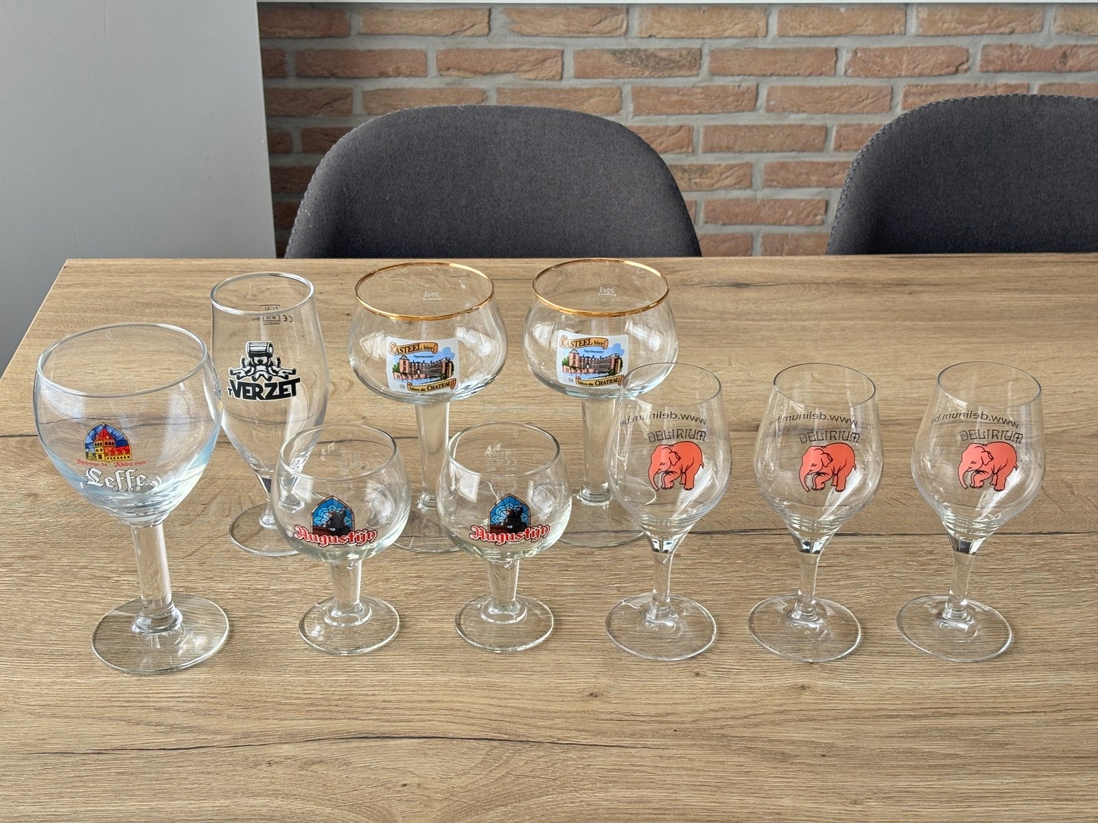 Assortiment bierglazen, totaal 7 eur!, Ophalen, Gebruikt, Bierglas