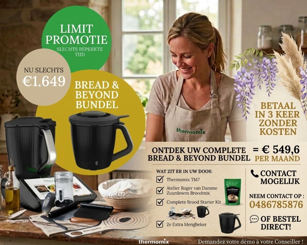 TM7 Thermomix Bread & Beyond Bundle, Elektronische apparatuur, Ophalen, Nieuw, Vaatwasserbestendig, 3 snelheden of meer