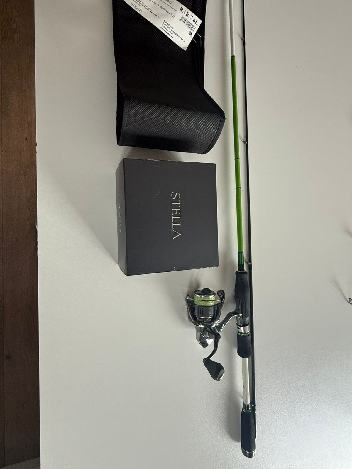 Shimano Stella 1000 + Reins professional 7.6, Watersport en Boten, Hengelsport | Roofvissen, Ophalen, Zo goed als nieuw, Molen