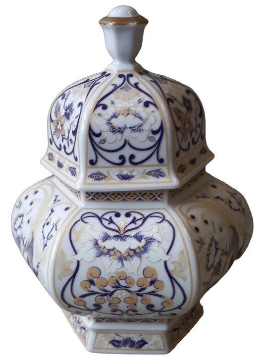 Vase et couvercle Royal Seltmann, Antiquités & Art, Enlèvement ou Envoi