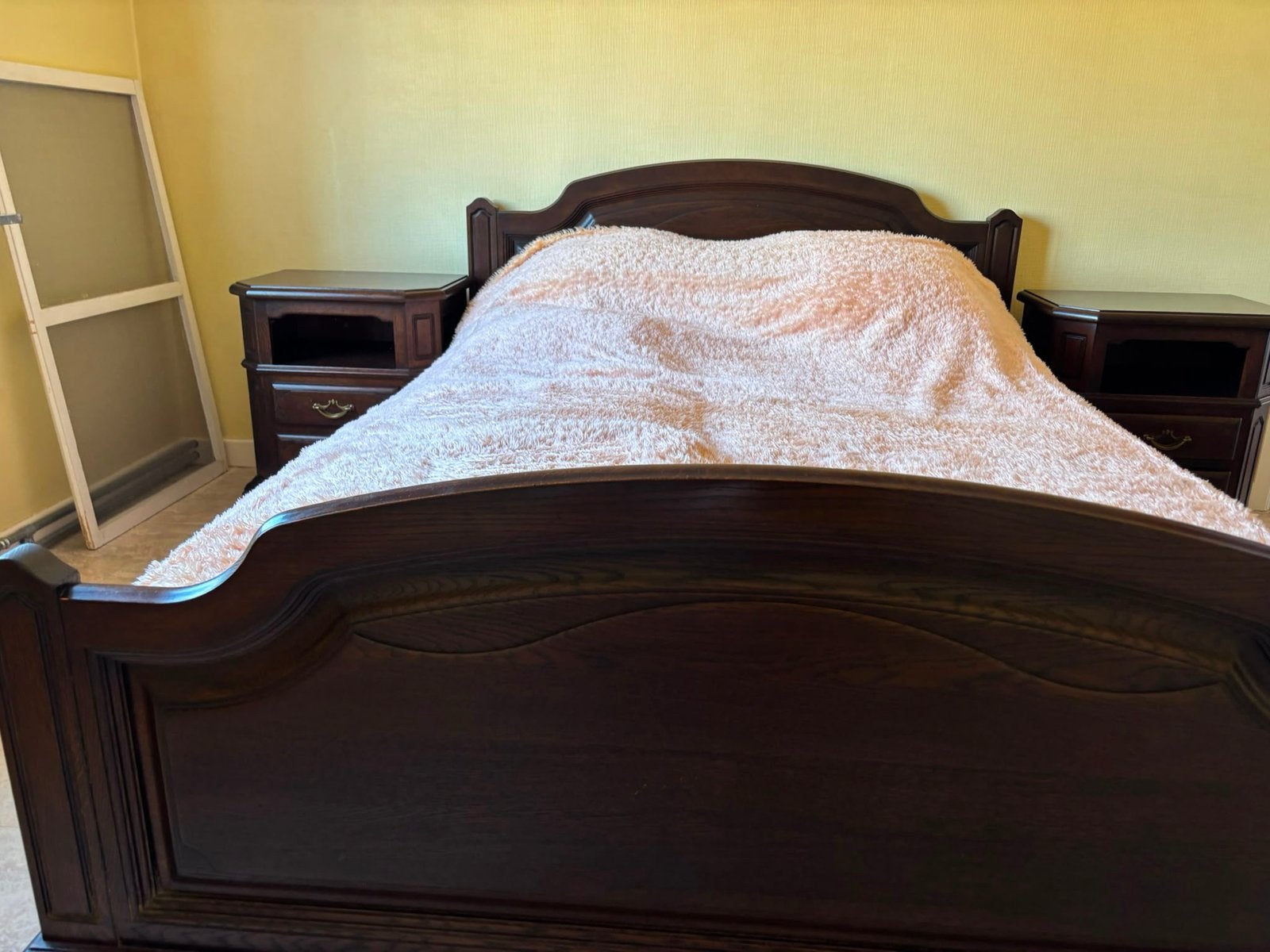 donkere tweepersoonskamer, Maison & Meubles, Chambre à coucher | Chambres à coucher complètes, Enlèvement, Utilisé, Deux personnes