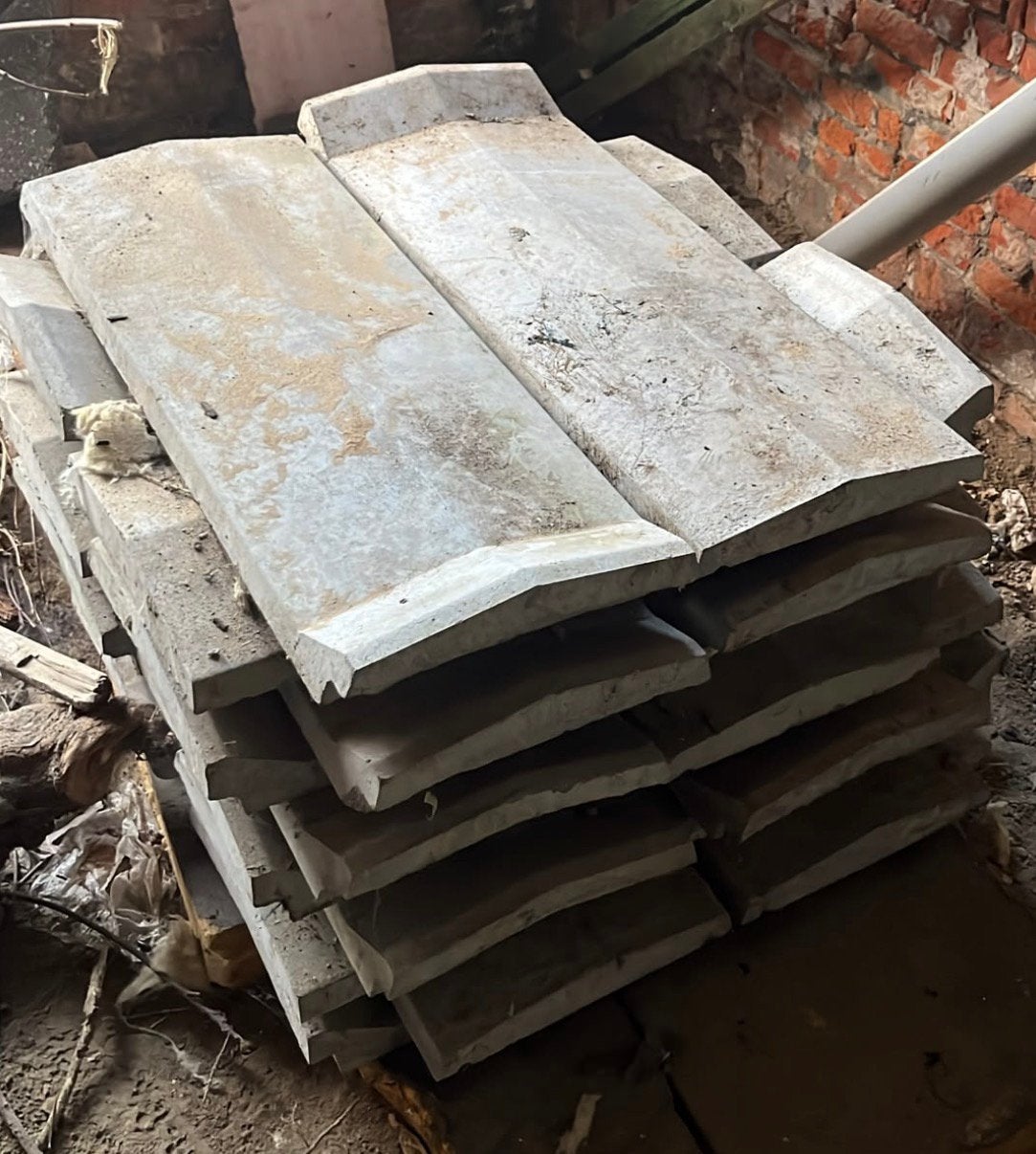 Muurdekstenen in beton nieuw, Bricolage & Construction, Enlèvement, Neuf