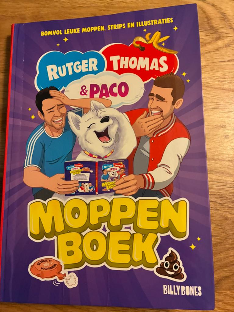 Rutger Vink - Het Moppenboek van Rutger, Thomas en Paco, Boeken, Ophalen, Rutger Vink; Thomas van Grinsven