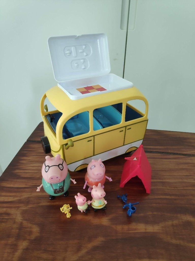 peppa pig camping set, Ophalen, Zo goed als nieuw