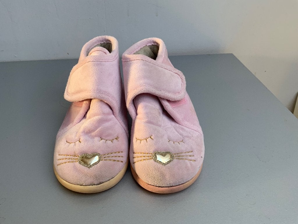 Roze kinderpantoffels winter - M 27, Ophalen, Gebruikt, Meisje, Schoenen