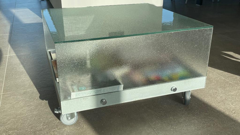 Salontafel, Ophalen, Gebruikt, 50 tot 100 cm, Vierkant