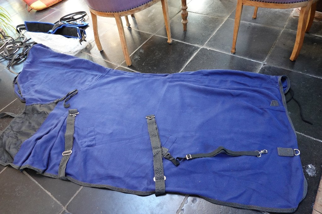 paardendeken maat 185, Overige typen, Nieuw, Overige maten, Blauw